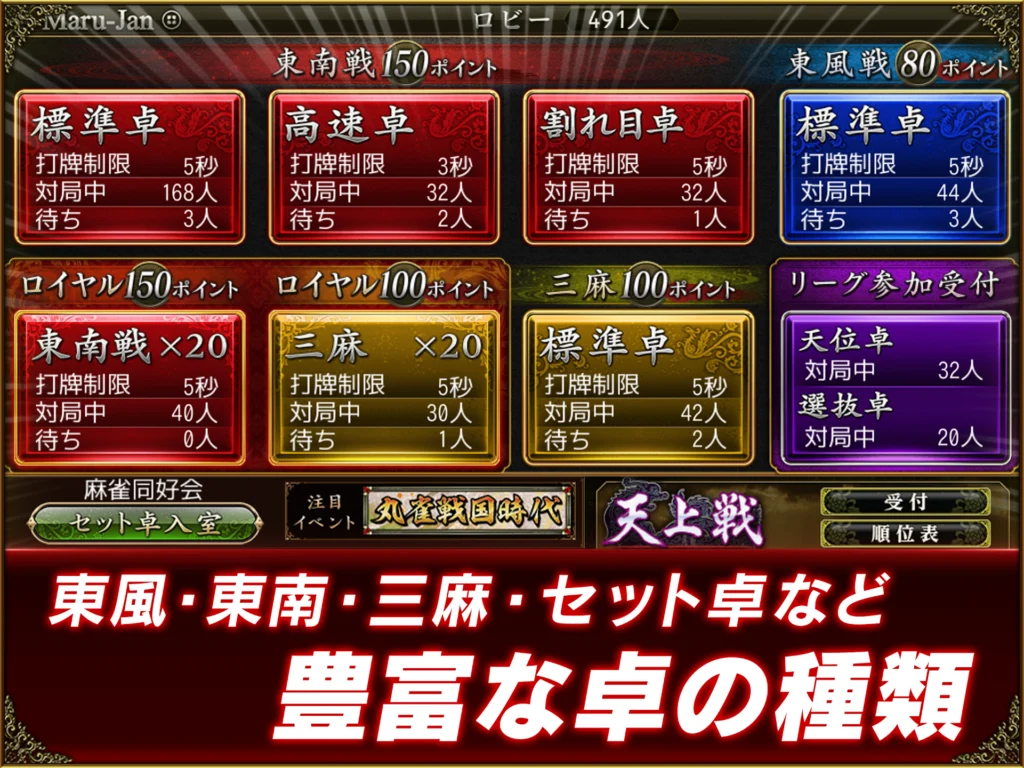 Maru-Jan　東風戦
